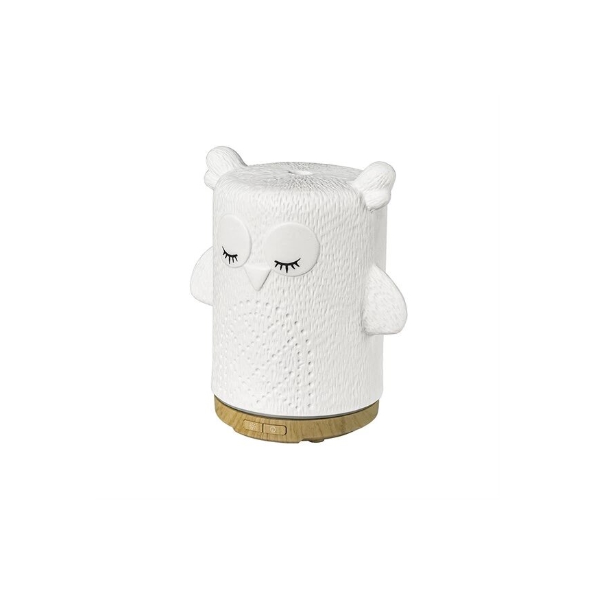 LED RGBW Diffusore di aromi LED/8W/230V 100 ml gufo