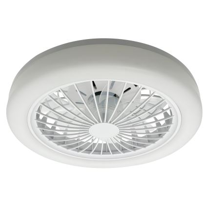 Dimmbare RGBW-LED-Deckenleuchte mit integriertem Ventilator ZAMBIA LED/24W/230V 3000-6500K weiß + Fernbedienung
