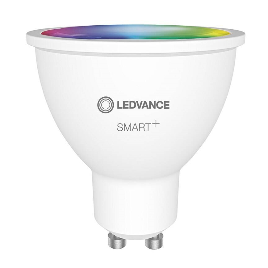 LED RGBW Dimmbare Glühbirne SMART+ GU10/5W/230V 2700K-6500K Wi-Fi - Ledvance