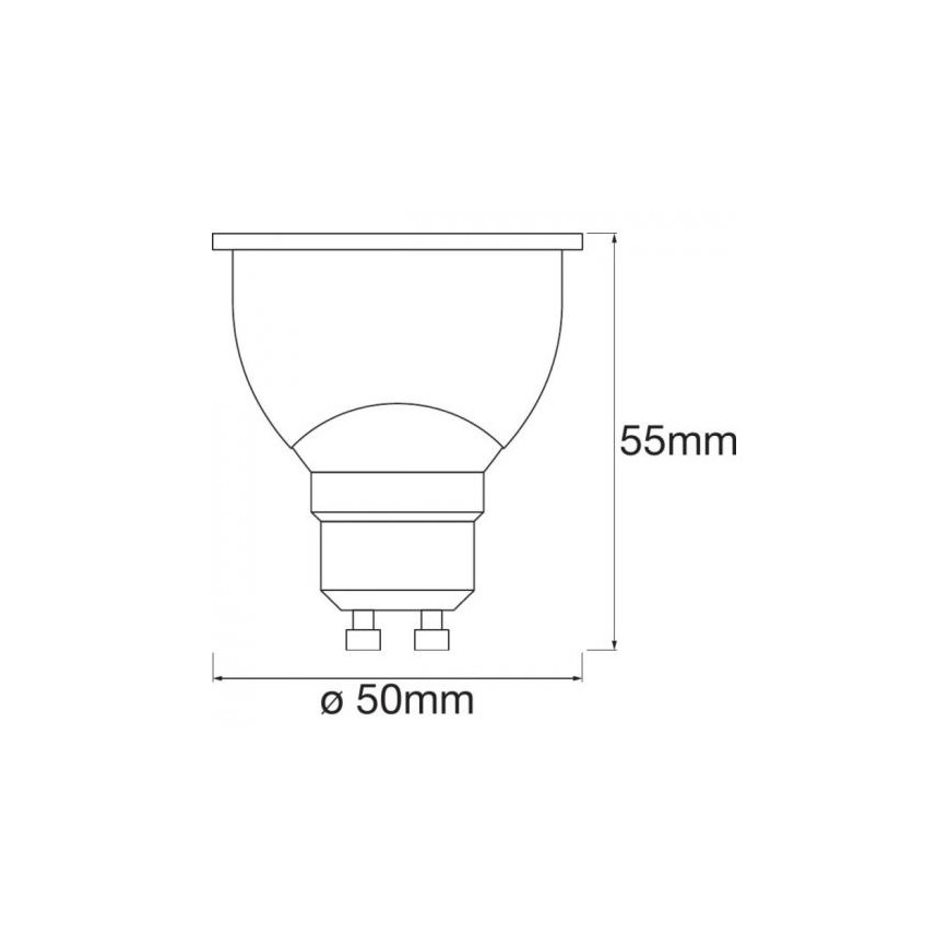 LED RGBW Dimmbare Glühbirne SMART+ GU10/5W/230V 2700K-6500K Wi-Fi - Ledvance