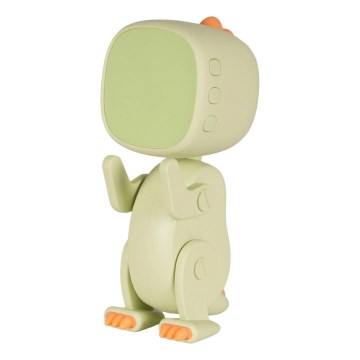 LED RGBW Dimmbare, kleine Kinder-Nachtleuchte mit Wecker ROBOT LED/1W/5V 1200 mAh