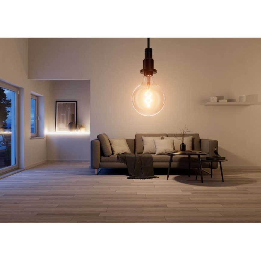 LED RGBW dimmbare SMART+ FILAMENT Glühbirne E27/4,8W/230V 2700-6500K Wi-Fi - Ledvance