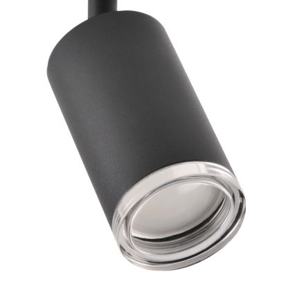 LED RGBW dimmbarer Badezimmer-Einbaustrahler TURYN 3xGU10/6W/230V 3000K IP44 schwarz + Fernbedienung