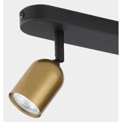 LED RGBW dimmbarer Deckenspot TOP 2xGU10/6,5W/230V 2700-6500K gold/schwarz