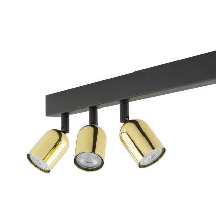 LED RGBW dimmbarer Deckenspot TOP 4xGU10/6,5W/230V 2700-6500K schwarz/gold