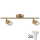 LED RGBW dimmbarer Einbaustrahler GOLDI 2xGU10/6W/230V 3000K goldfarben + Fernbedienung