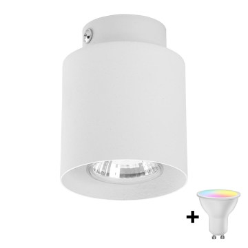 LED RGBW dimmbarer Einbaustrahler VICO WHITE 1xGU10/6,5W/230V 2700-6500K