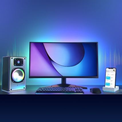 LED RGBW dimmbarer LED-Streifen 5 m LED/20,5W/230V WLAN