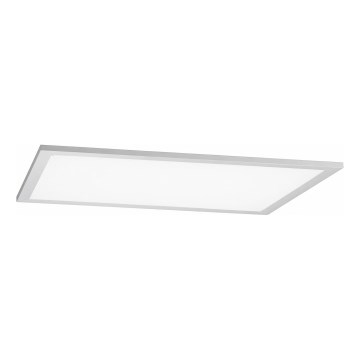 LED RGBW dimmbares Aufputzpanel LED/13,5W/230V 3000-6500K 29,5x59,5 cm weiß + Fernbedienung