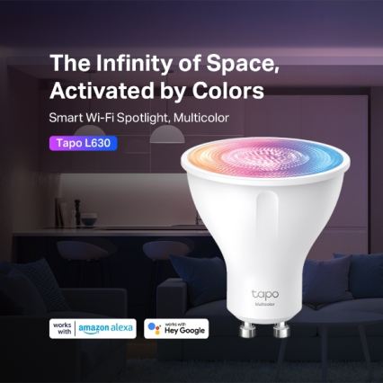 LED RGBW dimmbares Leuchtmittel GU10/3,7W/230V 2200-6500K Wi-Fi - TP-Link
