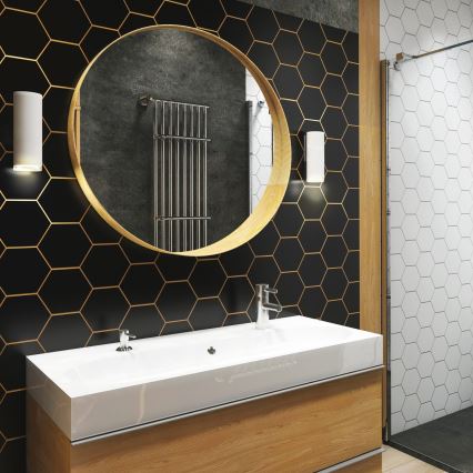 Applique da bagno LED RGBW dimmerabile TURYN 1xGU10/4,8W/230V 3000K IP44 bianco + telecomando