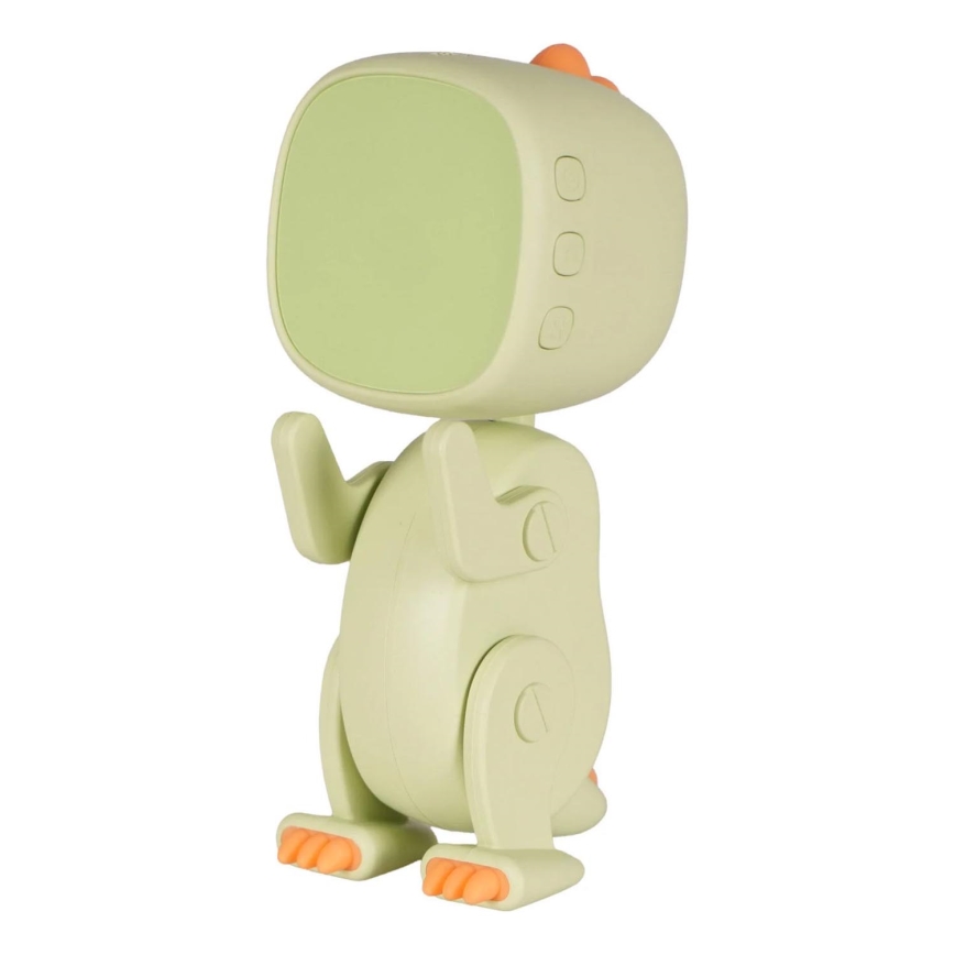 LED RGBW Dimmerabile per bambini notte piccola lampada con sveglia ROBOT LED/1W/5V 1200 mAh