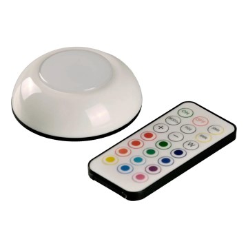 LED RGBW Illuminazione dimmerabile per mobili LED/0,5W/4,5V 3xAAA bianco + telecomando