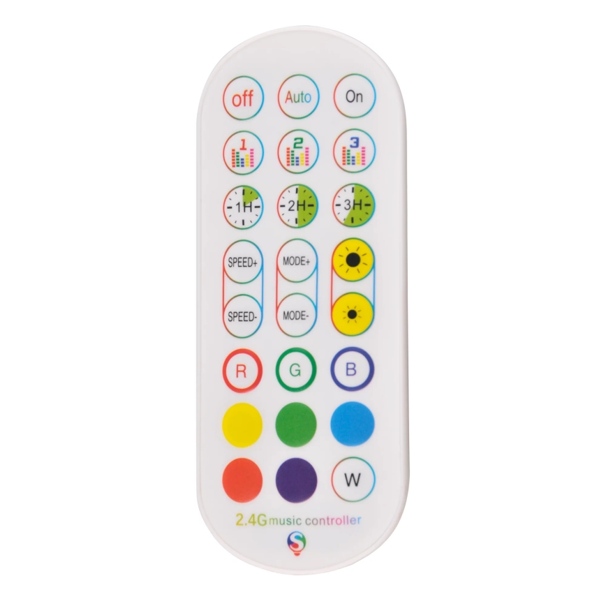 LED RGBW Lampada da terra con dimmer MAGICAL LED/7W/230V + telecomando