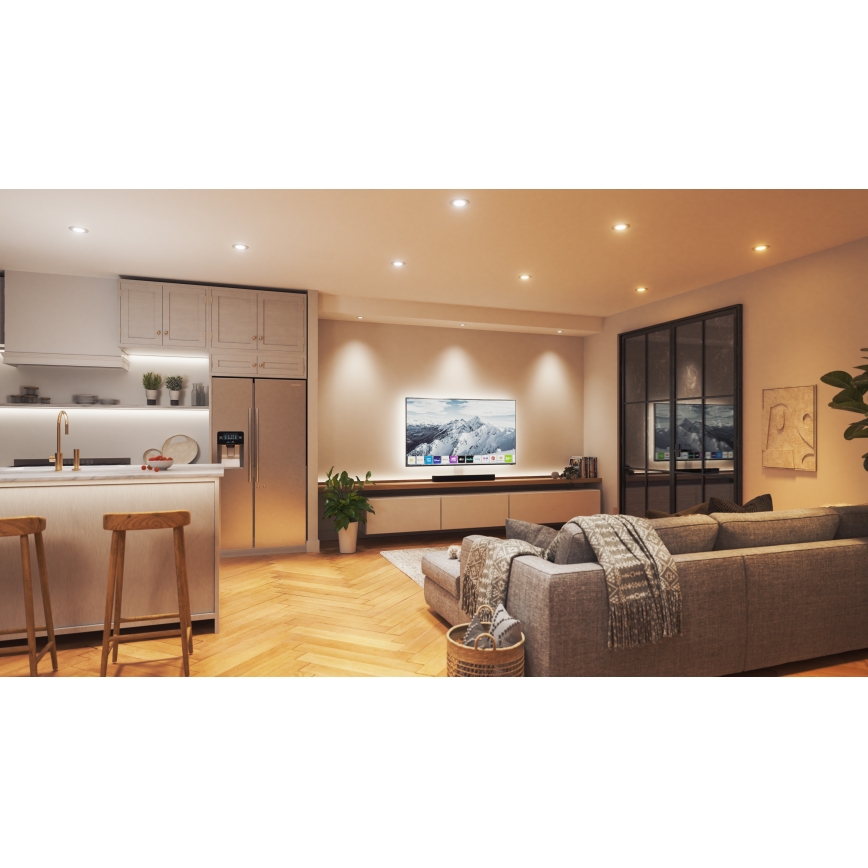 Nanoleaf - LED RGBW Lampada da incasso dimmerabile ESSENTIALS LED/6W/230V 2700-6500K CRI 90 Wi-Fi