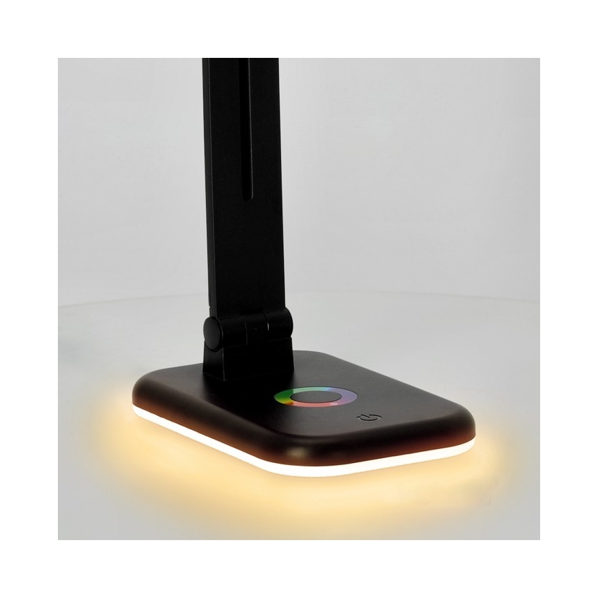LED RGBW Lampada da tavolo dimmerabile NOBLITE LED/7W/5V 3000/4000/6500K nero