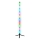 LED RGBW Lampada da terra con dimmer LOLLY LED/5W/230V + telecomando