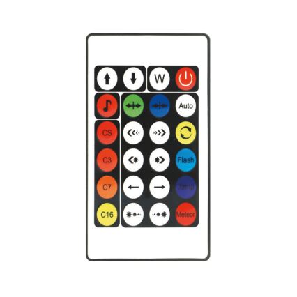 LED RGBW Lampada da terra con dimmer LOLLY LED/5W/230V + telecomando