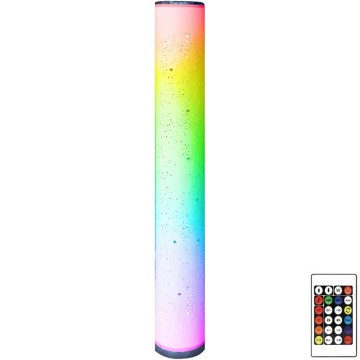 LED RGBW Lampada da terra con dimmer STELLA LED/12W/230V + telecomando