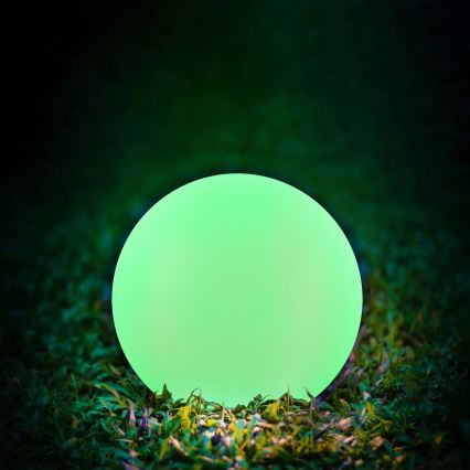 LED RGBW Lampada solare BALL LED/3,2V 500 mAh diametro 20 cm IP65 + telecomando