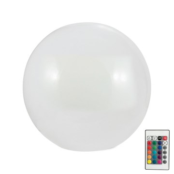 LED RGBW Lampada solare BALL LED/3,2V diametro 20 cm IP65 + telecomando