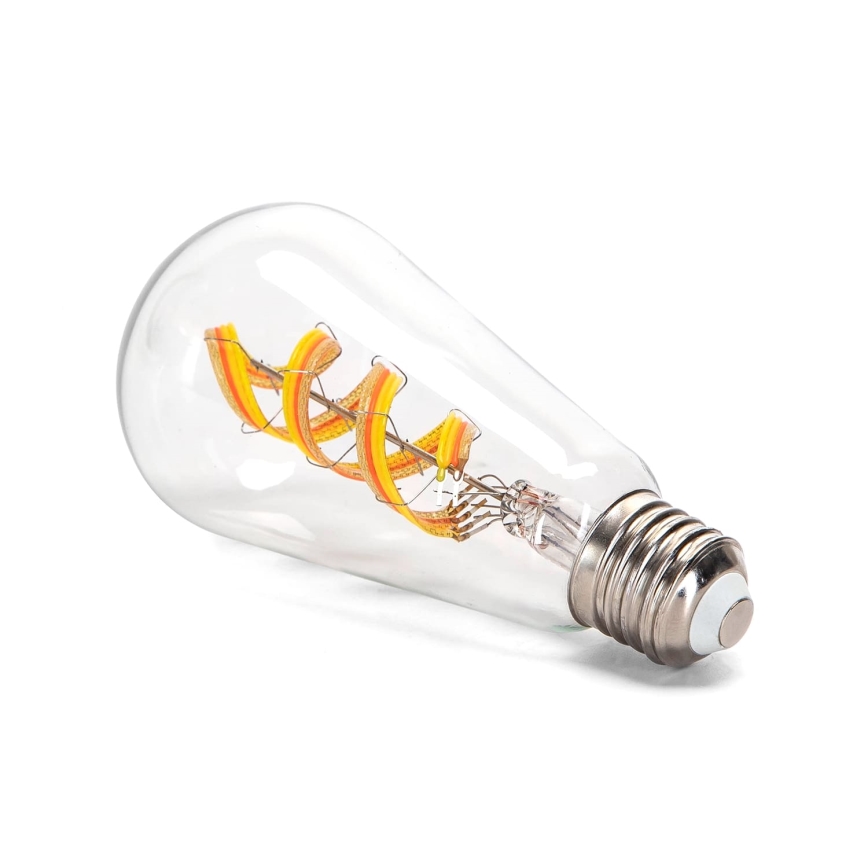 Lampadina LED RGBW dimmerabile FILAMENT MESH Smart ST64 E27/4,9W/230V 2700-6500K - Aigostar