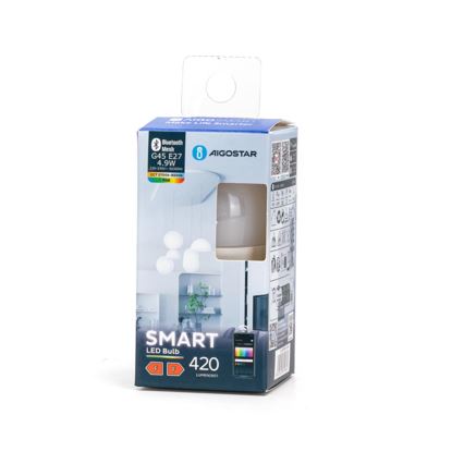 Dimmbare LED-RGBW-Lampe MESH Smart G45 E27/4,9W/230V 2700-6500K - Aigostar