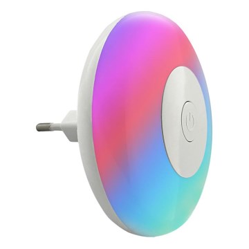 LED RGBW Luce notturna LED/1W/230V bianco