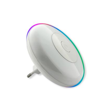 LED RGBW Luce notturna LED/1W/230V bianco