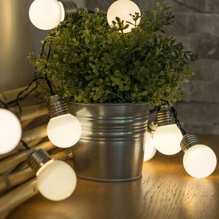 LED Solar catena decorativa LED/1,2V 3,8 m IP44