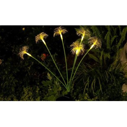 LED Solar-Dekorationsleuchte mit Sensor 6xLED/1,2V 3000K 77 cm 600 mAh IP44