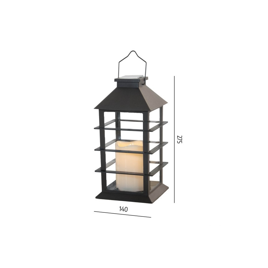 LED-Solar-Hängeleuchte CANDELIO P LED/1xAA 2700K IP44 200 mAh