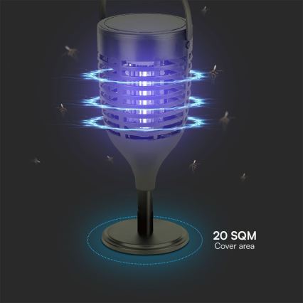 LED-Solar-Insektenvernichter 3in1 LED/1,3W/3,7V IP24 20 matt