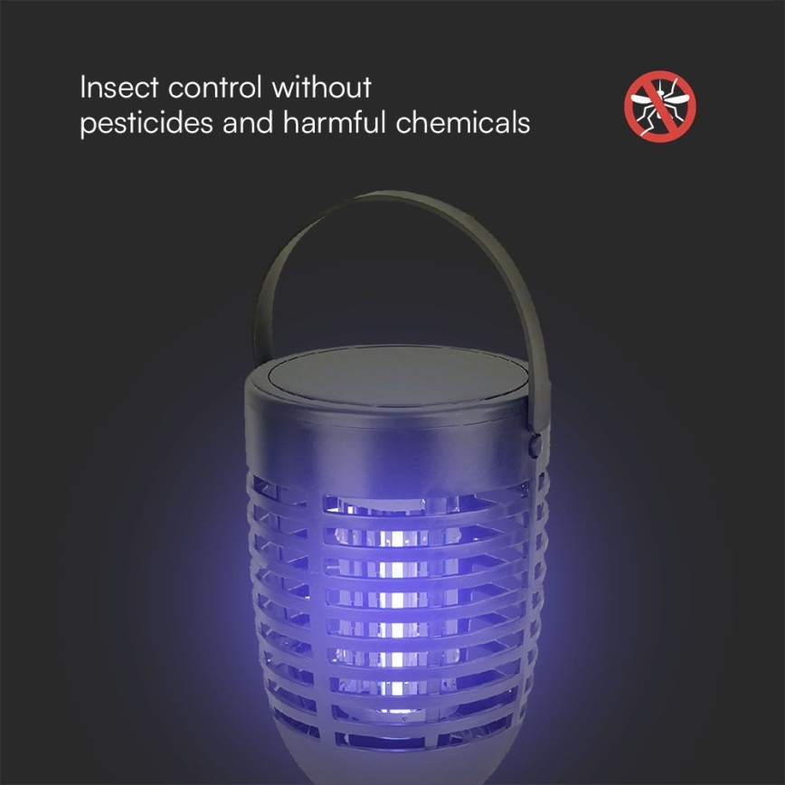 LED-Solar-Insektenvernichter 3in1 LED/1,3W/3,7V IP24 20 matt