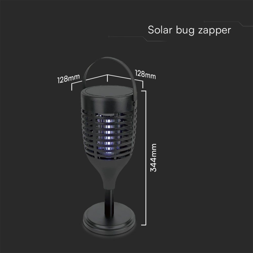 LED-Solar-Insektenvernichter 3in1 LED/1,3W/3,7V IP24 20 matt
