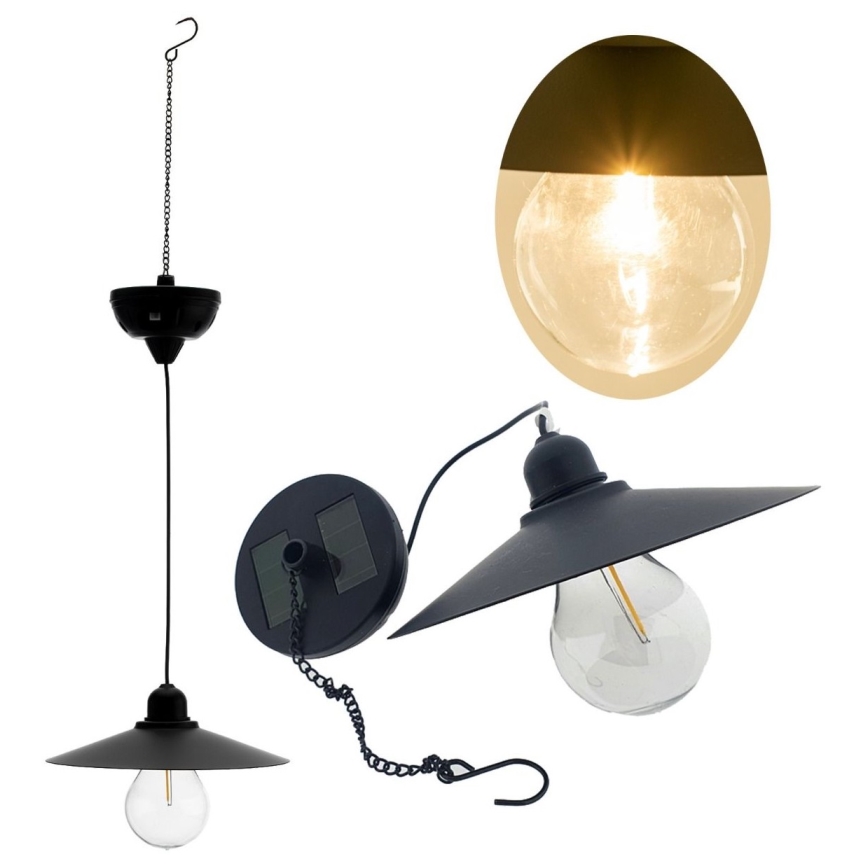 LED Solar-Laterne an Schnur DINA 1,2V 200 mAh IP44