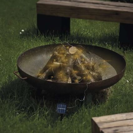 LED Solar-Lichterkette LED/2,4W/1,2V 1xAA 15 m IP44 3000K 600 mAh