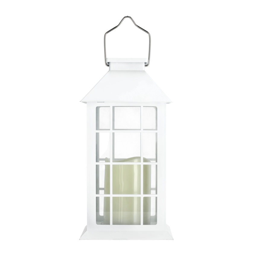 LED-Solar-Pendelleuchte LED/0,02W/1,2V 1xAA 2700K IP44 200 mAh weiß