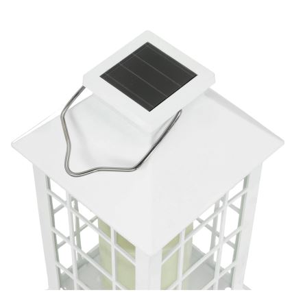 LED-Solar-Pendelleuchte LED/0,02W/1,2V 1xAA 2700K IP44 200 mAh weiß