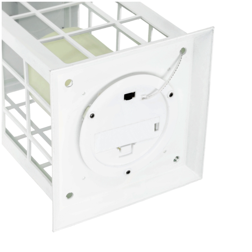 LED-Solar-Pendelleuchte LED/0,02W/1,2V 1xAA 2700K IP44 200 mAh weiß