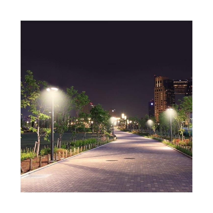 LED-Solar-Straßenlaterne mit Sensor LED/10W/3,2V IP65 4000K + Fernbedienung