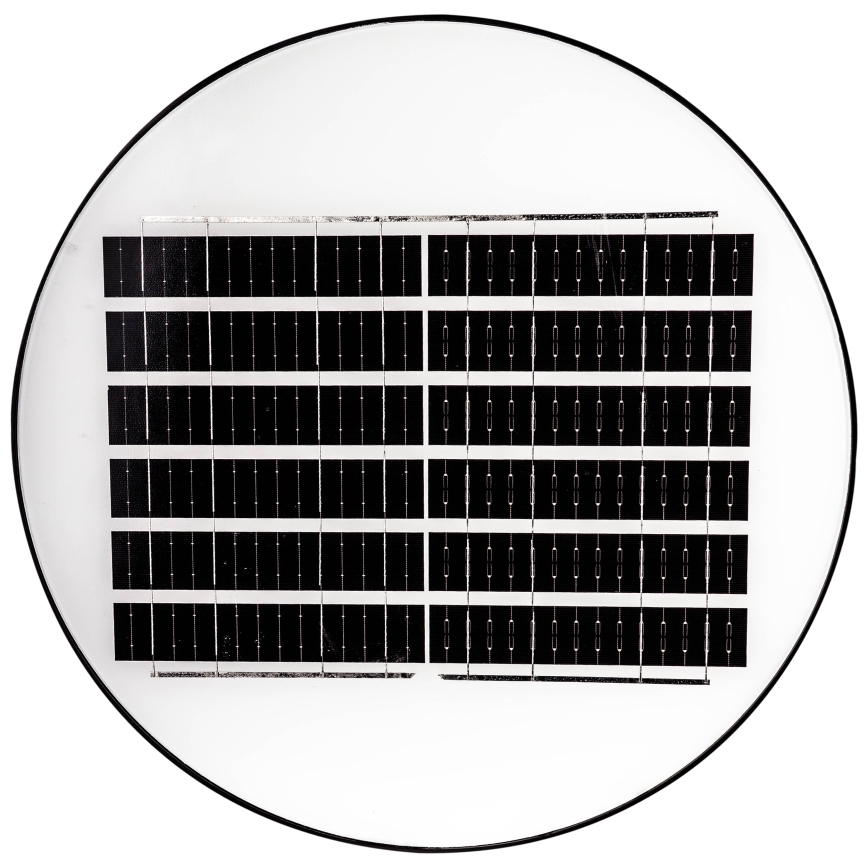 Dimmbare LED-Solar-Straßenlaterne mit Sensor LED/15W/6V 11000 mAh 6500K IP65 schwarz + Fernbedienung