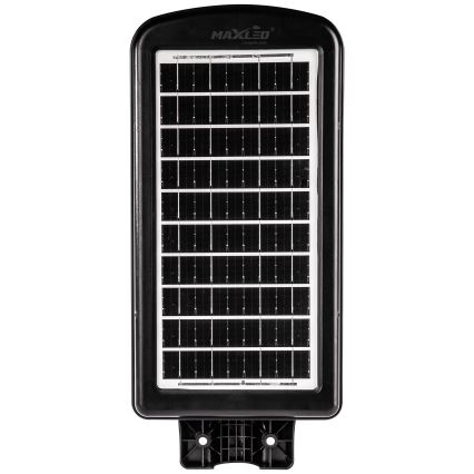 Dimmbare LED-Solar-Straßenlaterne mit Sensor LED/180W/6V 11000 mAh 6500K IP65 schwarz + Fernbedienung