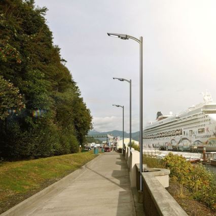 LED-Solar-Straßenlaterne mit Sensor LED/40W/9,6V IP65 6000K + Fernbedienung