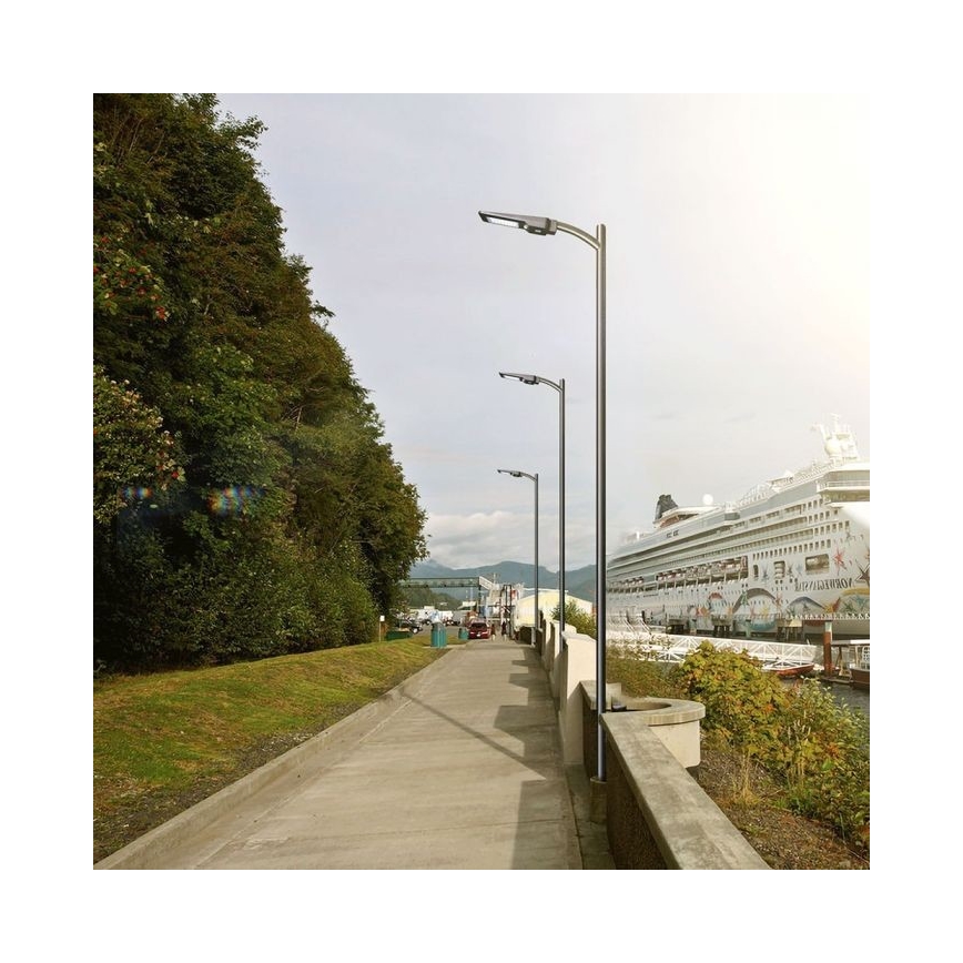 LED-Solar-Straßenlaterne mit Sensor LED/40W/9,6V IP65 6000K + Fernbedienung