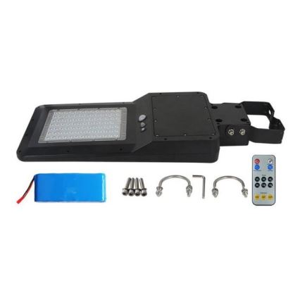 LED-Solar-Straßenlaterne mit Sensor LED/40W/9,6V IP65 6000K + Fernbedienung