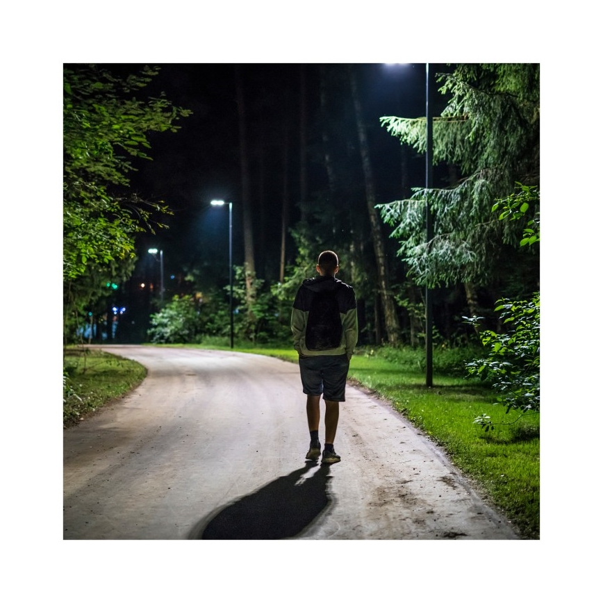 Dimmbare LED-Solarstraßenlampe mit Bewegungs- und Dämmerungssensor URBI LED/8W/3,2V 6500K IP54 10000 mAh + Fernbedienung