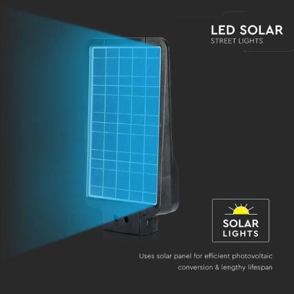 LED-Solar-Straßenleuchte mit Sensor LED/15W/7,4V 4000K IP65 10800 mAh