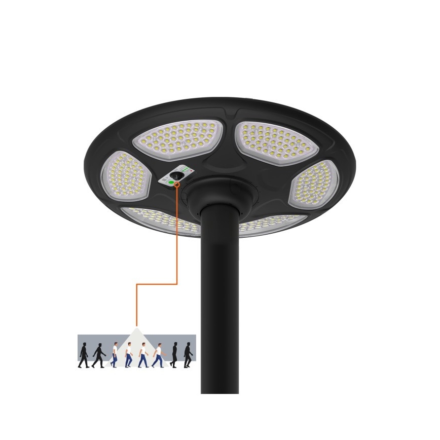 LED-Solar-Straßenleuchte mit Sensor SOLSUMI LED/25W/3,2V IP54 25000 mAh + Fernbedienung