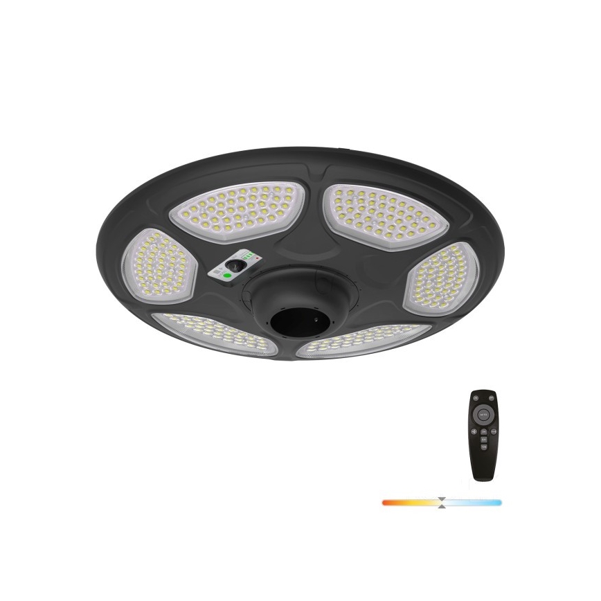 LED-Solar-Straßenleuchte mit Sensor SOLSUMI LED/25W/3,2V IP54 25000 mAh + Fernbedienung